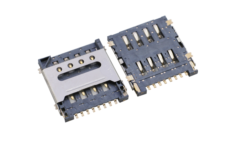 102313382-MICRO SIM掀蓋式卡座 1.5H 8PIN翻蓋連接器 102313382-MICRO SIM掀蓋式卡座 1.5H 8PIN翻蓋連接器