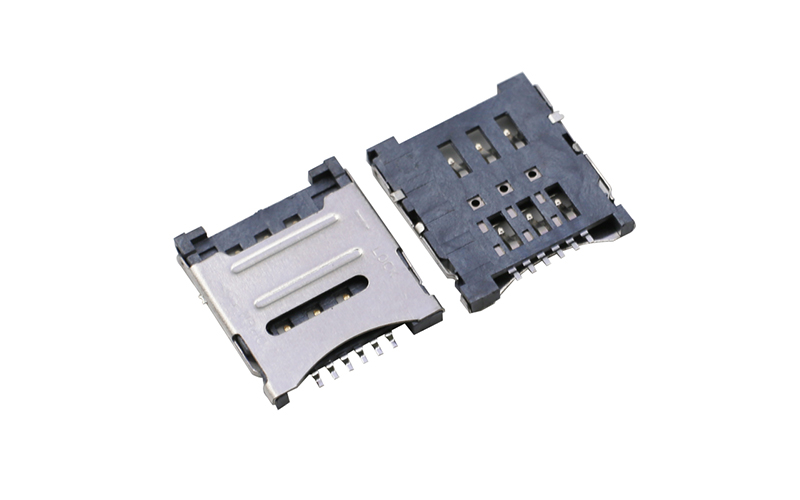 402013062-MICRO SIM 6P 1.8掀蓋卡座 手機(jī)電腦卡槽 402013062-MICRO SIM 6P 1.8掀蓋卡座 手機(jī)電腦卡槽