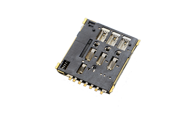 102314442-新NANO SIM PUSH 7P 1.37H有柱 兼容TE(2336582-1) 102314442-新NANO SIM PUSH 7P 1.37H有柱 兼容TE(2336582-1)
