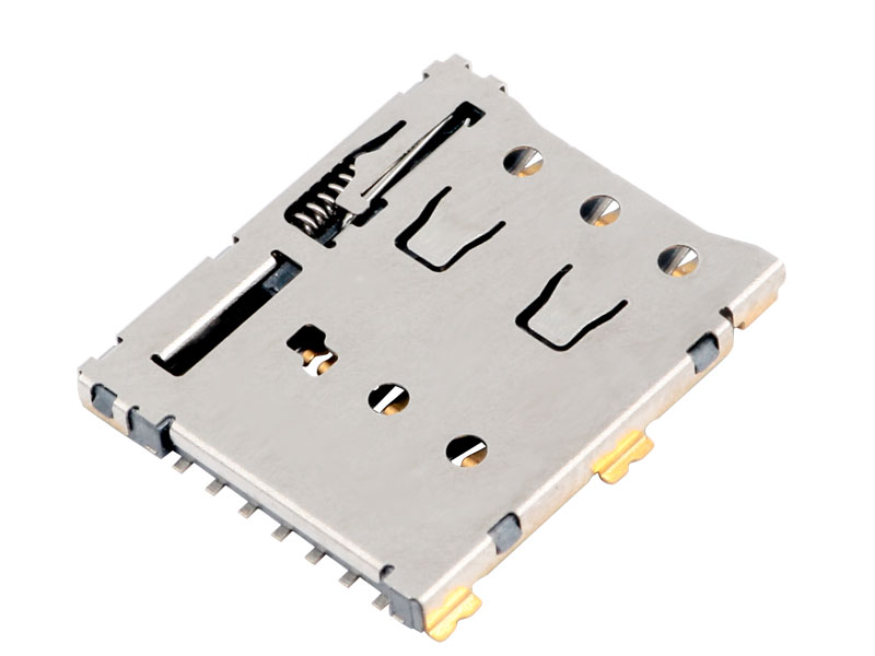 1.24nano SIM pushpush 卡卡座卡槽SIM卡插槽MS011 SIM卡槽卡槽供應(yīng)商