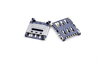 402013032A-NANO SIM 7P掀蓋卡座帶CD檢測腳 402013032A-NANO SIM 7P掀蓋卡座帶CD檢測腳